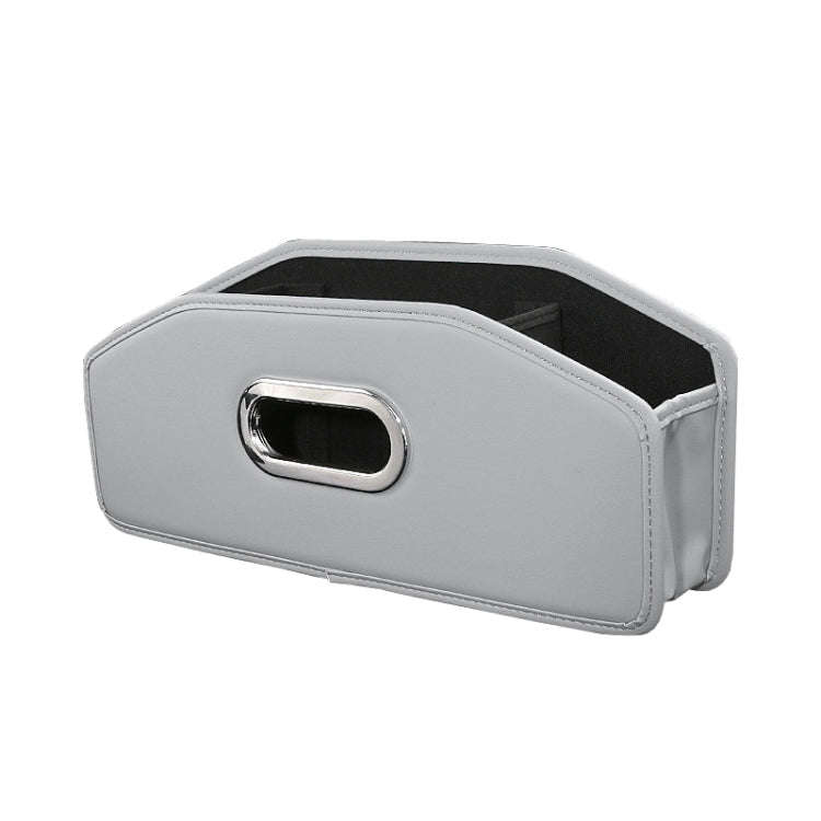 Auto Seatback Organizer Tissue Bag Car Rear Drainage Cup Holder(Gray)