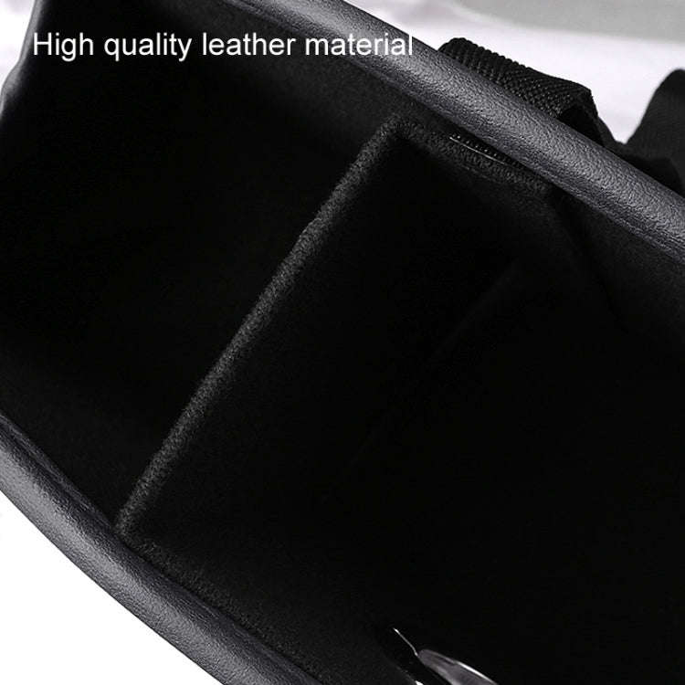 Auto Seatback Organizer Tissue Bag Car Rear Drainage Cup Holder(Black)