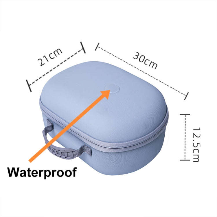 For Apple Vision Pro VR Anti-Fall And Shock-Absorbing EVA Hard Shell Storage Bag(Purple)