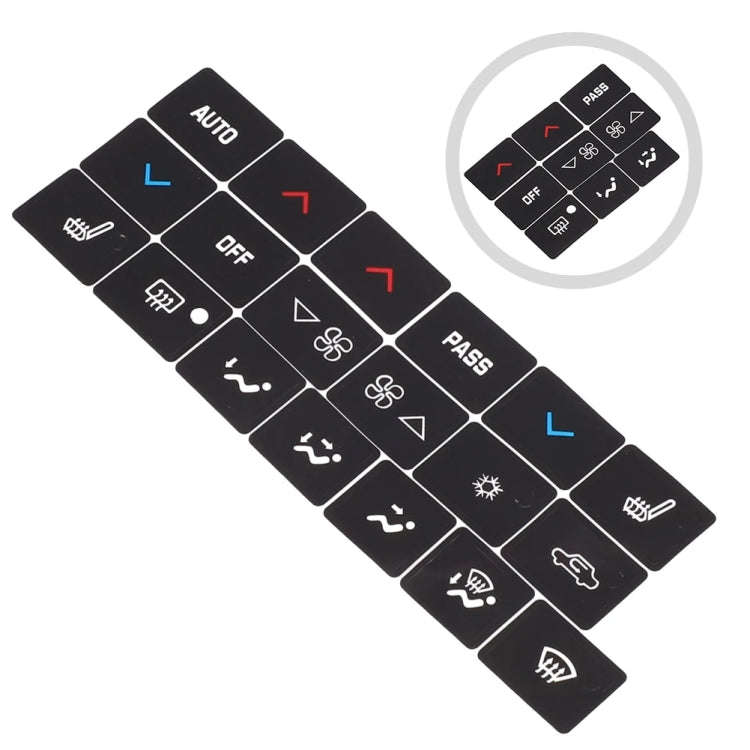 For Buick 2005-2009 Car Air Conditioning Button Repair Sticker