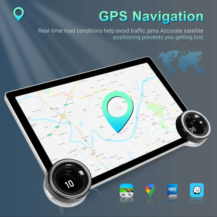11.8 Inch 4+64G Dual Knob Player Android Large Screen Navigation Wireless CarPlay Reversing Image...