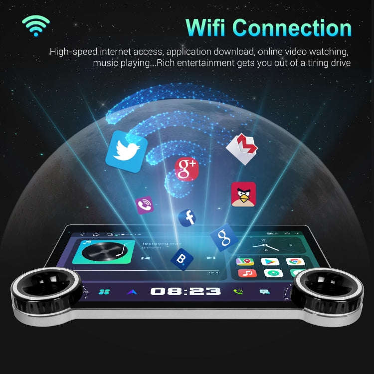 11.8 Inch 4+64G Dual Knob Player Android Large Screen Navigation Wireless CarPlay Reversing Image...