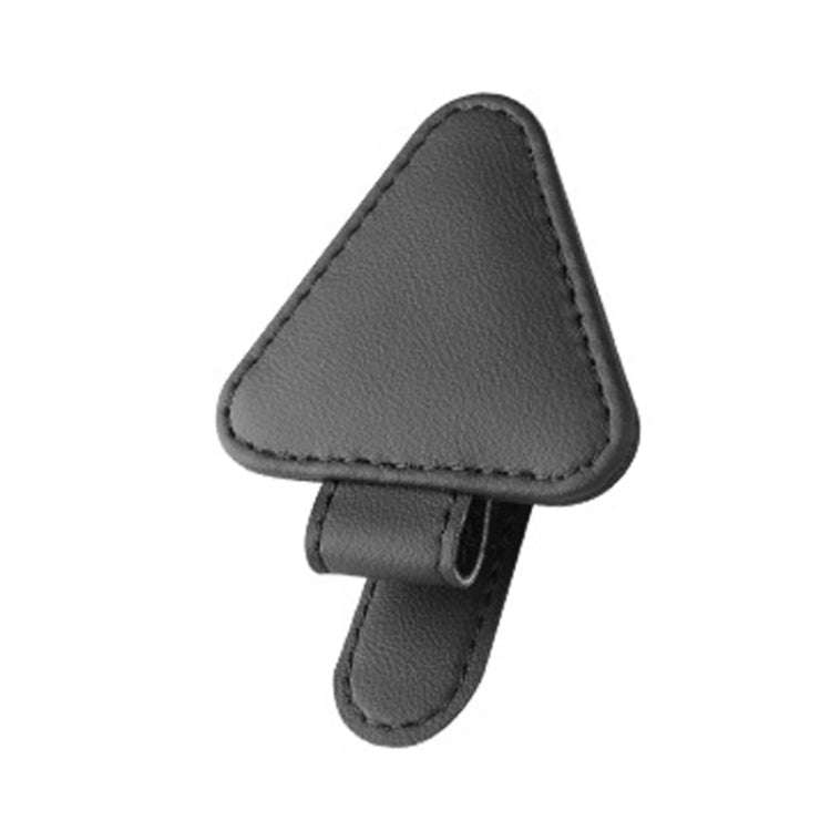 Car Eyeglasses Storage Clip Automobile Sun Visor Sunglasses Carrying Holder(Black)