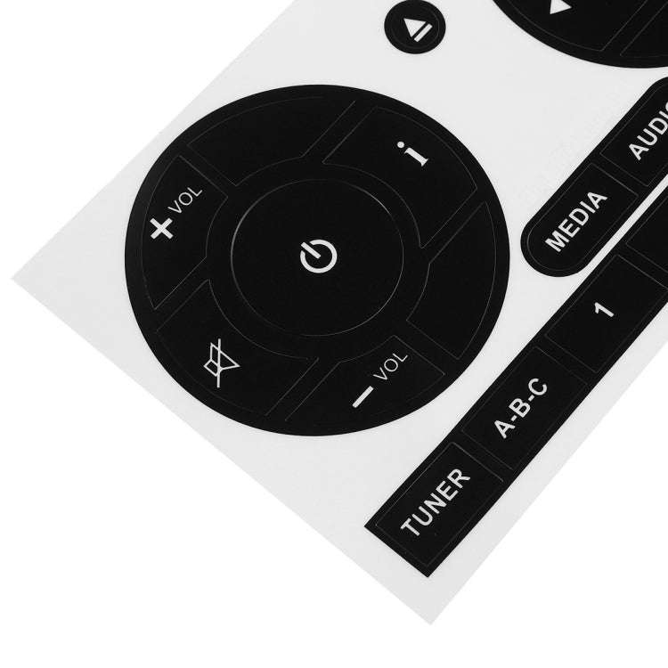 For Fiat 500 Multimedia Button Repair Sticker