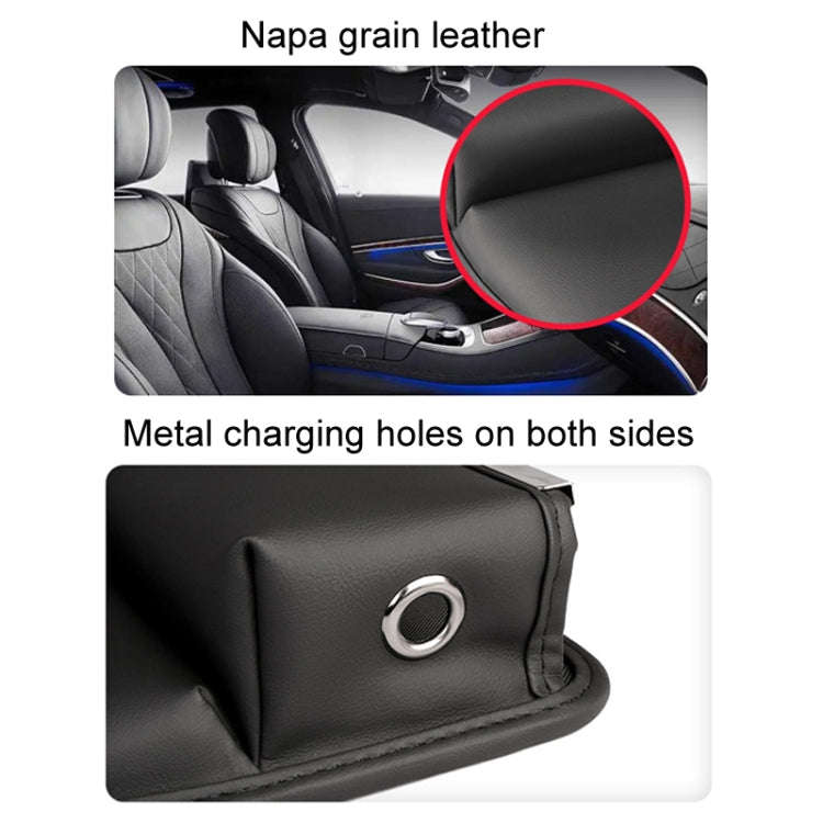 Automotive Seat Clamp Seam Organizer Car Decoration Storage Bag Water Cup Model, Style: Main Driv...