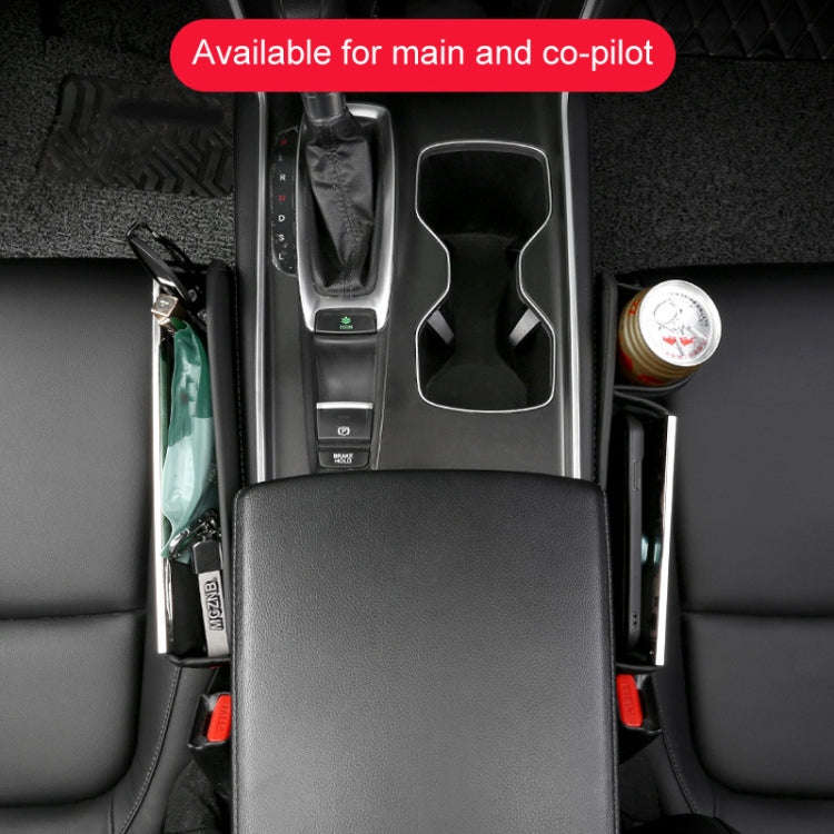 Automotive Seat Clamp Seam Organizer Car Decoration Storage Bag Water Cup Model, Style: Main Driv...