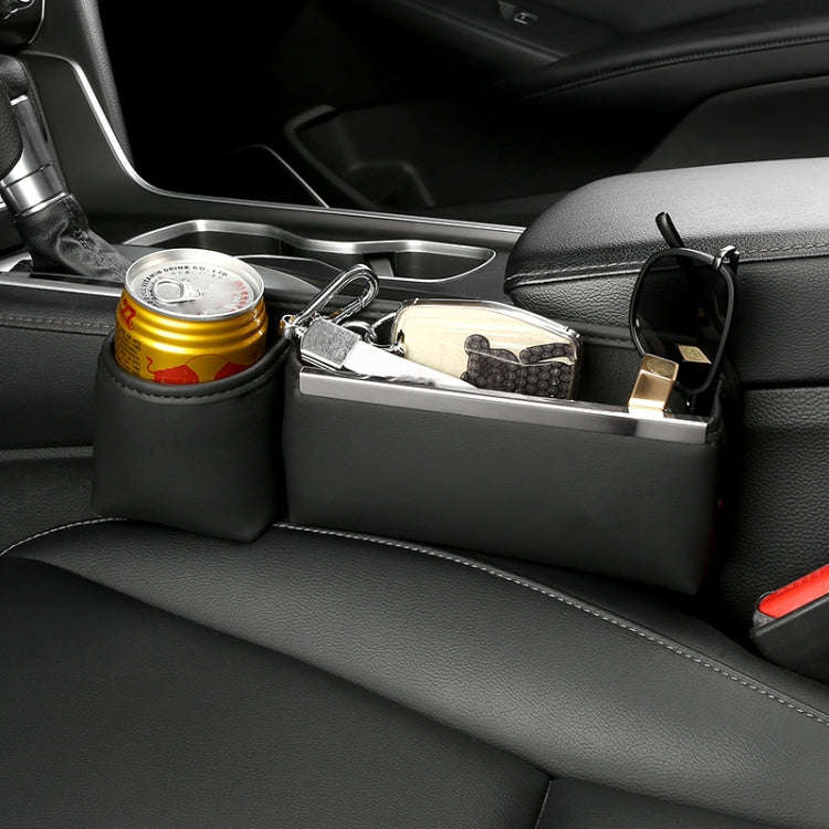 Automotive Seat Clamp Seam Organizer Car Decoration Storage Bag Water Cup Model, Style: Main Driv...