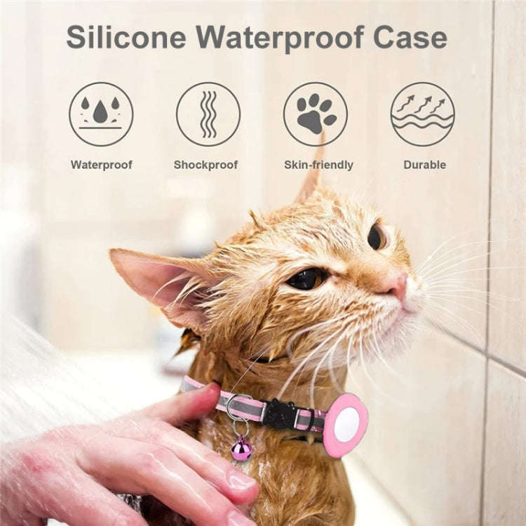 For Huawei Tag Location Tracker Anti-lost Protective Case Pet Collar(Red)