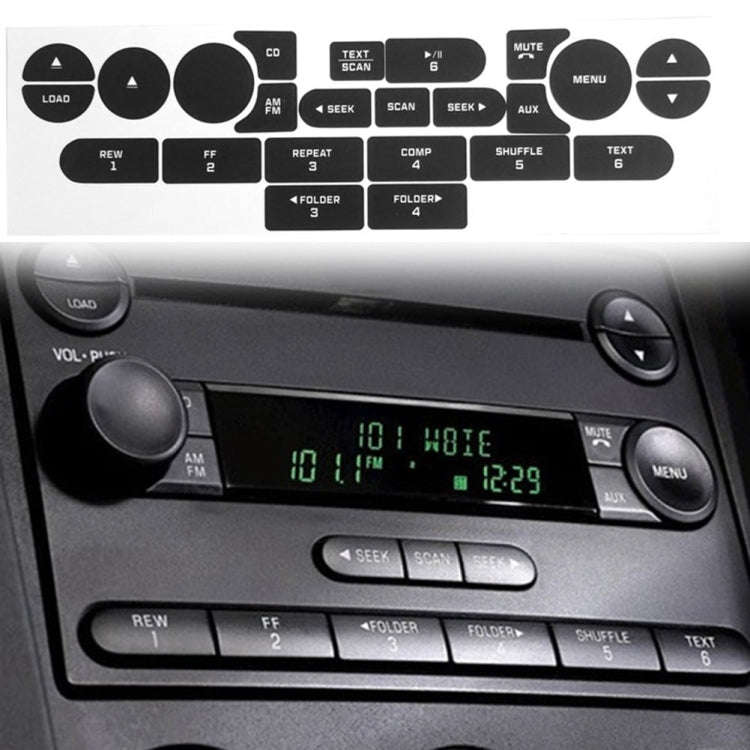 For Ford Mustang 2005-2009 Air Conditioning Button Repair Sticker