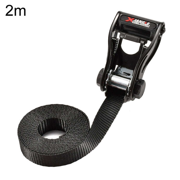 Motorcycle Ratchet Tensioner Cargo Bundling And Luggage Fixing Straps, Length: 2m