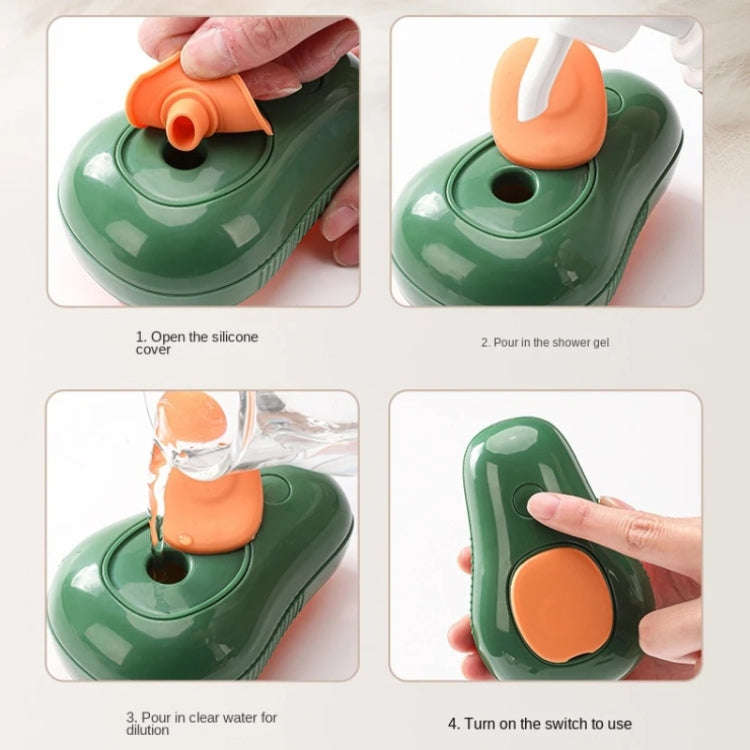 Pet Spray Steamy Brush Cat Dog Grooming Massage Comb(Avocado White)