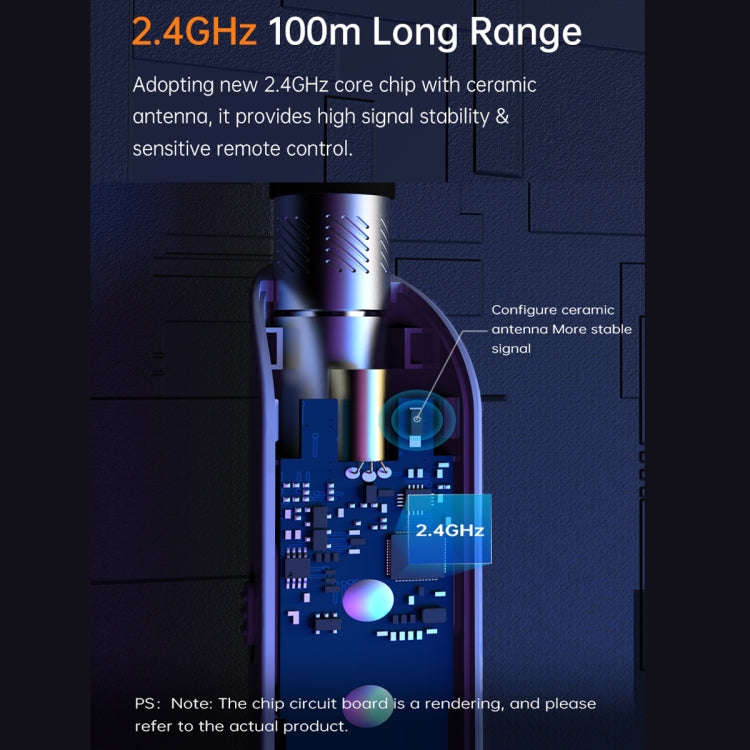 ASING A31 Multi-Functional Presentation Remote With Telescopic Teaching Rod Designed For Touch Sc...