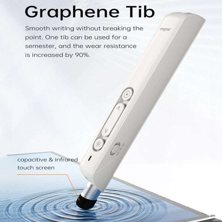 ASING A31 Multi-Functional Presentation Remote With Telescopic Teaching Rod Designed For Touch Sc...