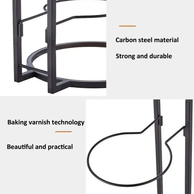 5 Layers Basketball Storage Rack Volleyball Stand Holder(White)
