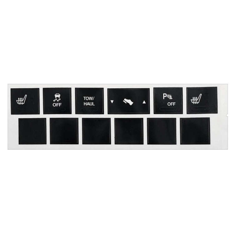 For Jeep Cherokee/Commander Car Seat Heating Switch Sticker
