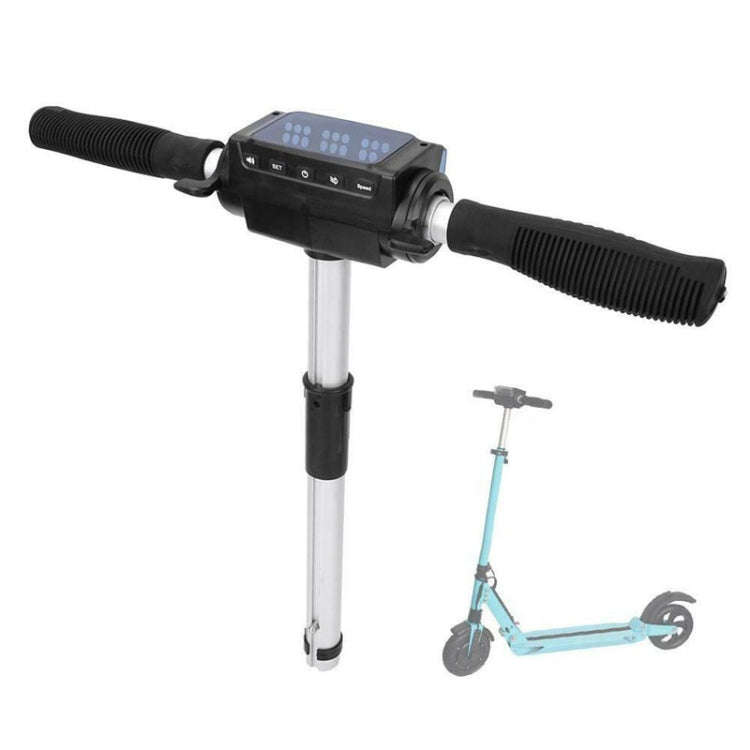 For KUGOO S1/S2/S3 8 inch Scooter Accessory Folding Kick Scooter Handlebar Handle Grip Set(Black)