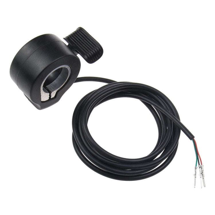 Universal Electrical Scooter Throttle Thumb Accelerator Hall Sensor Acceleration Thumb Dial(Black)