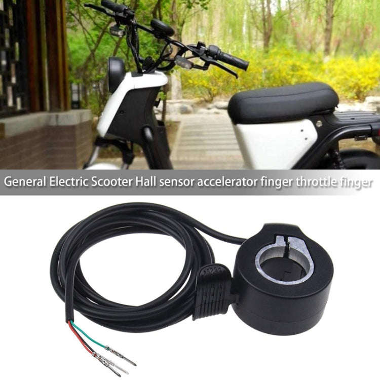 Universal Electrical Scooter Throttle Thumb Accelerator Hall Sensor Acceleration Thumb Dial(Black)