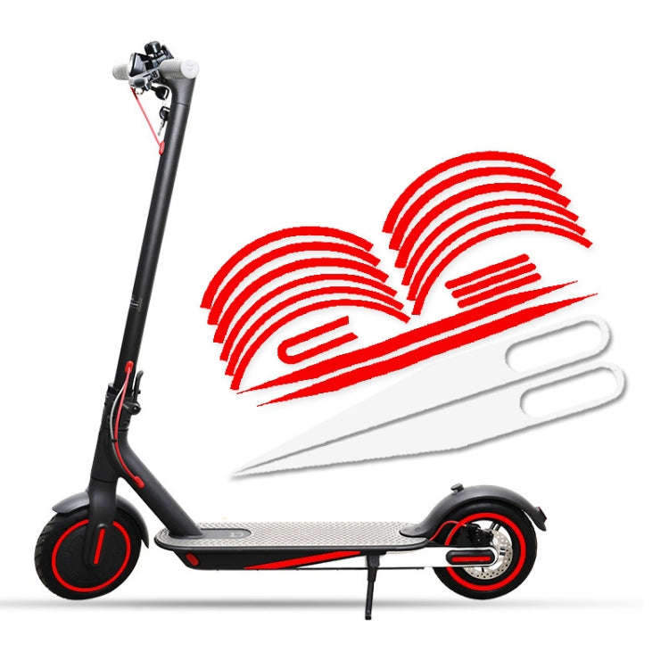 For Xiaomi Mijia M365/1s/Pro/Pro2 Scooter Waterproof Warning Reflective Sticker(Random Color Deli...