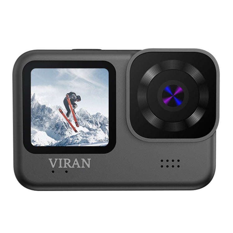 VIRAN V9 4K Dual Color Screen Diving Anti-Shake Action Camera Outdoor Cycling Travel Recorder(Squ...