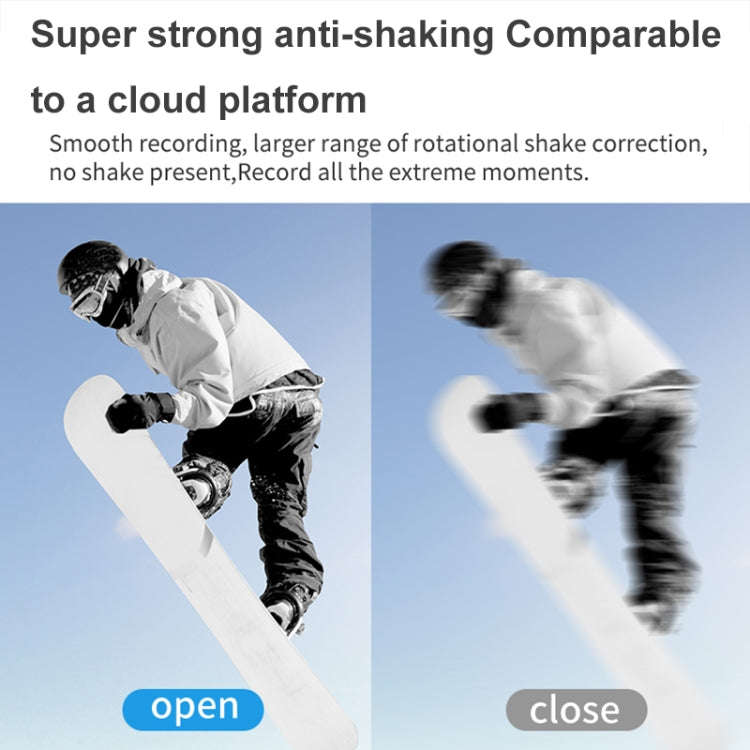 VIRAN V8 5K Ultra-Clear Outdoor Diving Anti-Shake Sports Camera Cycling Helmet Driving Recorder(B...