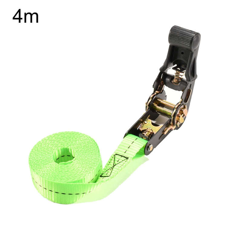 Motorcycle Ratchet Tensioner Cargo Bundling And Luggage Fixing Straps, Specification: Fluorescent...