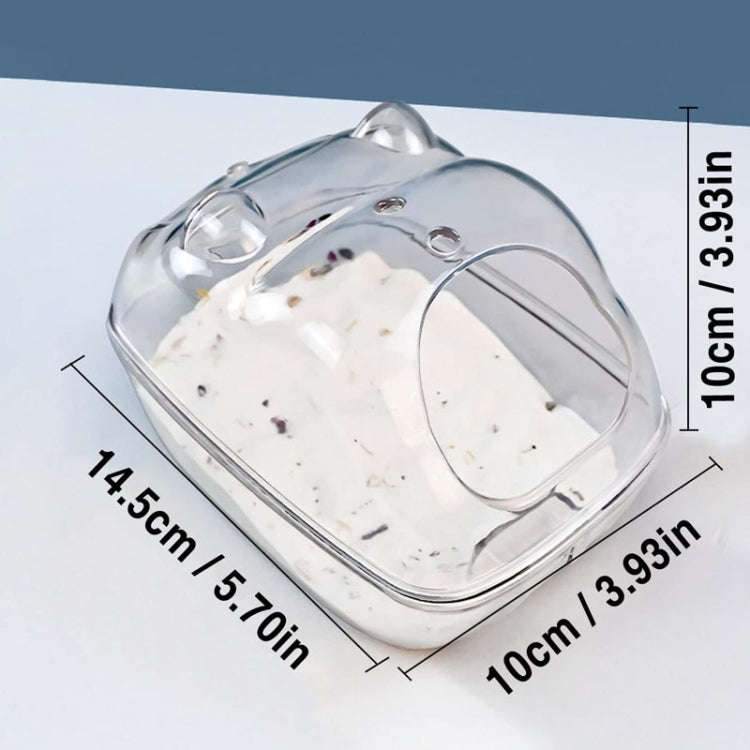 Hamster Bathroom Toilet Dual Purpose Nest Splash-proof Small Animals Golden Bear Bathtub, Specifi...