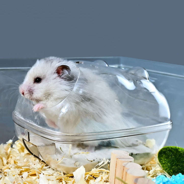 Hamster Bathroom Toilet Dual Purpose Nest Splash-proof Small Animals Golden Bear Bathtub, Specifi...