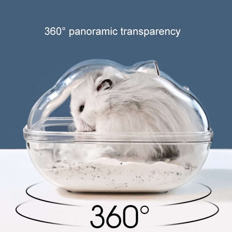 Hamster Bathroom Toilet Dual Purpose Nest Splash-proof Small Animals Golden Bear Bathtub, Specifi...