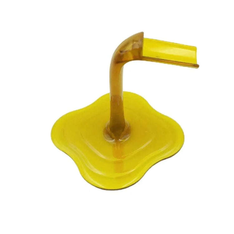 Spilled Wine Bottle Rack Display Cabinet Wine Holder(Transparent Yellow)