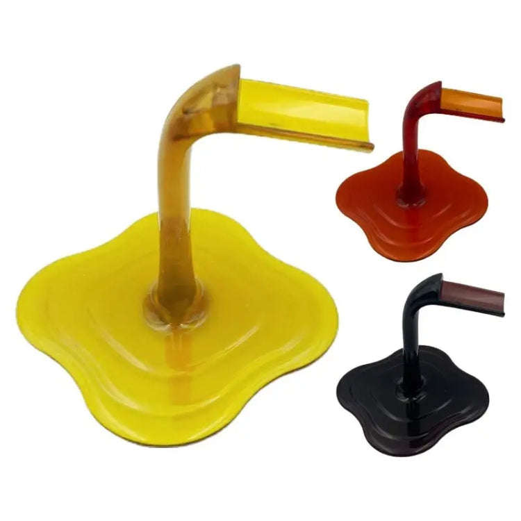 Spilled Wine Bottle Rack Display Cabinet Wine Holder(Transparent Yellow)