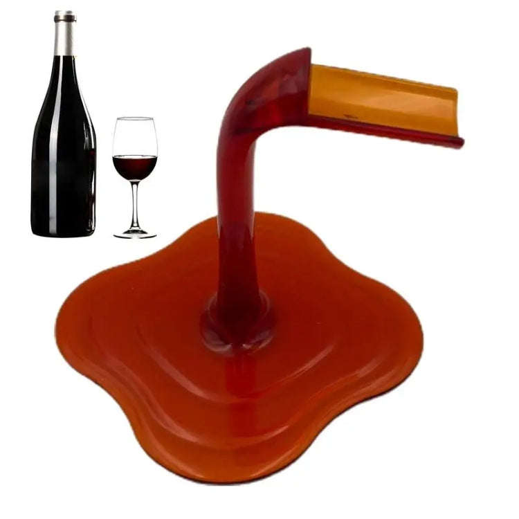 Spilled Wine Bottle Rack Display Cabinet Wine Holder(Claret)