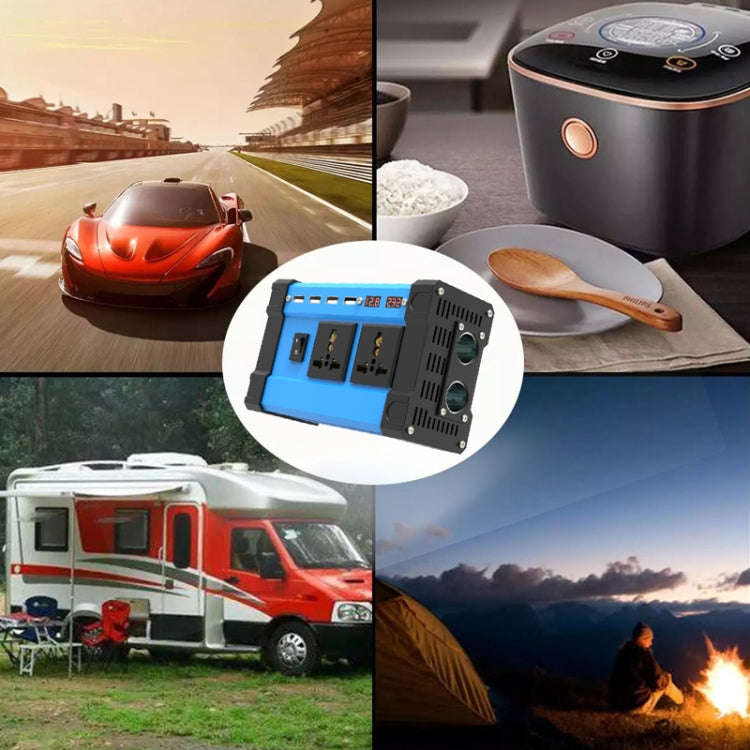 12V To 110V 300W Car Digital Display Inverter