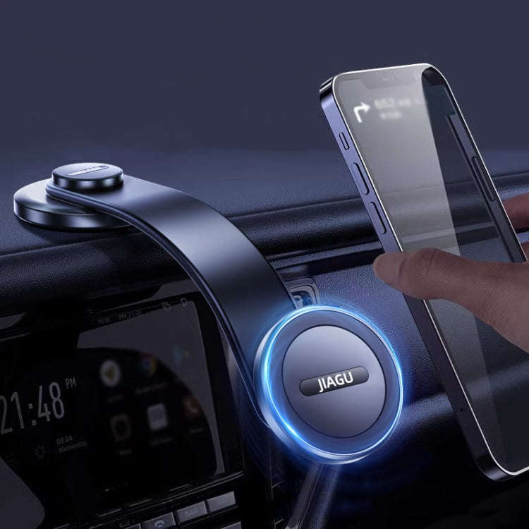 JIAGU Car Suction Cup Type Magsafe Mobile Phone Bracket Telescopic Instrument Panel Car Navigatio...