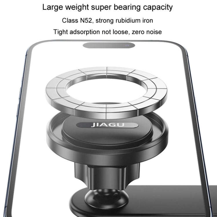 JIAGU Car Suction Cup Type Magsafe Mobile Phone Bracket Telescopic Instrument Panel Car Navigatio...