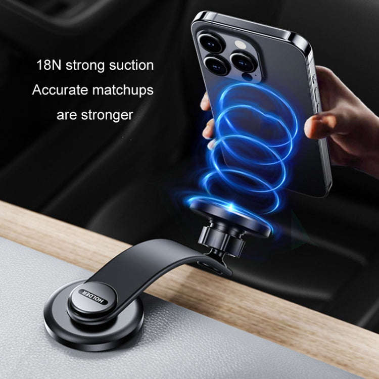 JIAGU Car Suction Cup Type Magsafe Mobile Phone Bracket Telescopic Instrument Panel Car Navigatio...