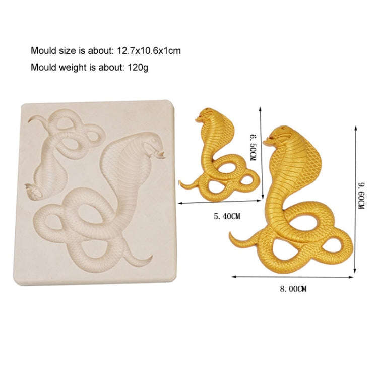 Cake Silicone Mold Snake Shape Fondant Chocolate Decoration Mold Kitchen Baking Tool(Pink)