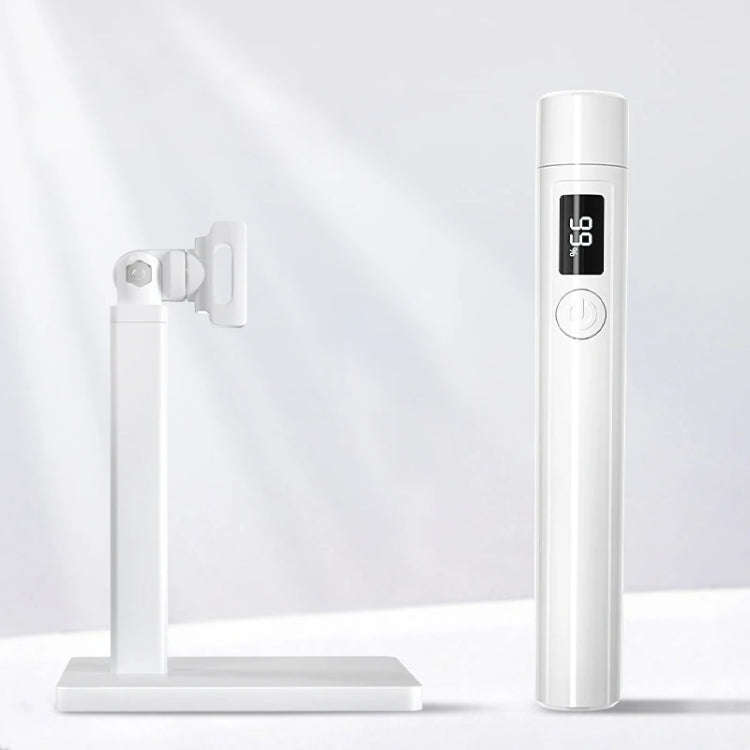 Rechargeable Mini UV Led Lamp for Nails Gel Dry With 360 Degree Rotating Stand(White)