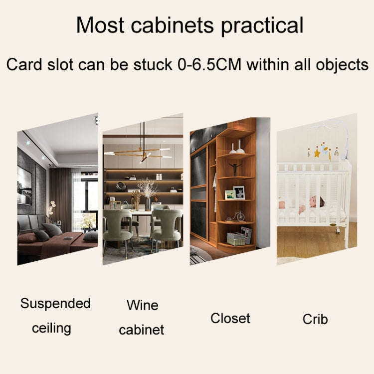 Punch-Free Surveillance Camera Mounting Bracket Cabinet Ceiling Rack, Model: White 50cm