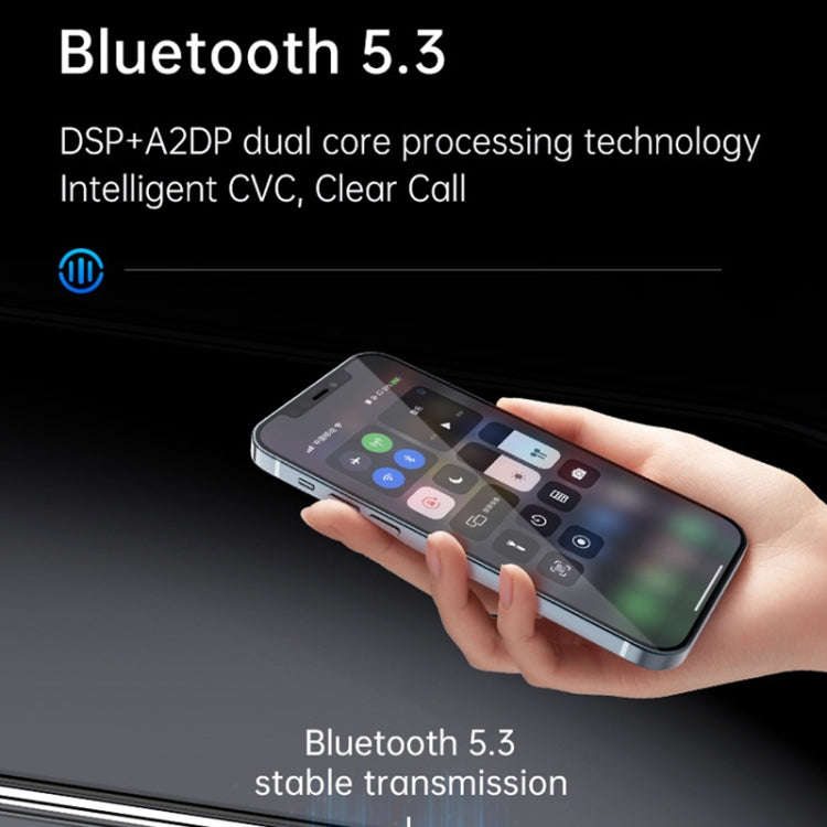 Car Bluetooth Voltage Detection MP3 Player Wireless Charger(Silver)