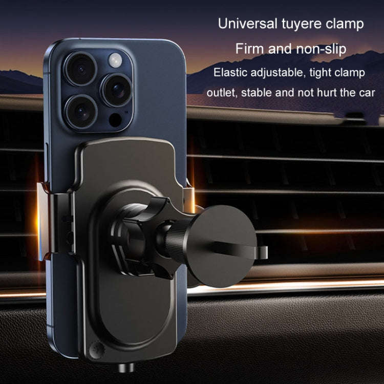 Car Magsafe Wireless Charger Transparent Induction 120W Fast Charging Universal Mobile Phone Brac...