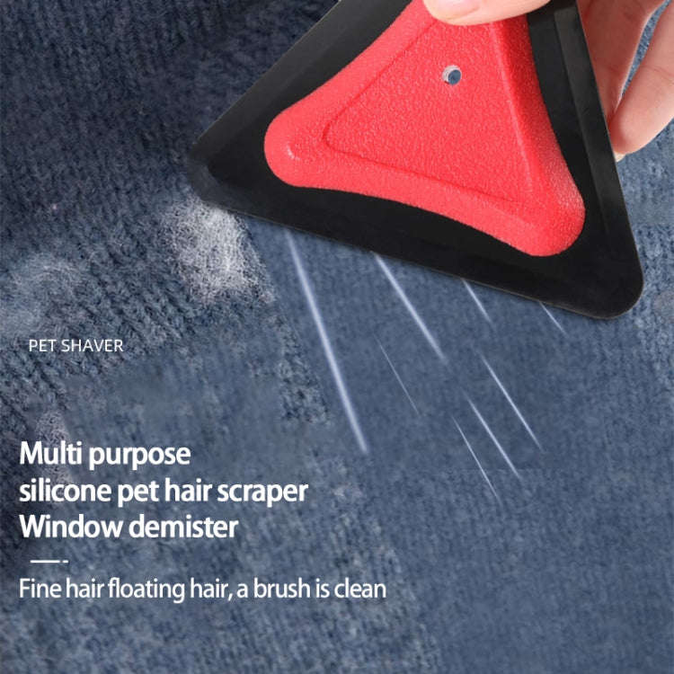 Car Glass Defogging Silicone Cleaning Scraper(Red)