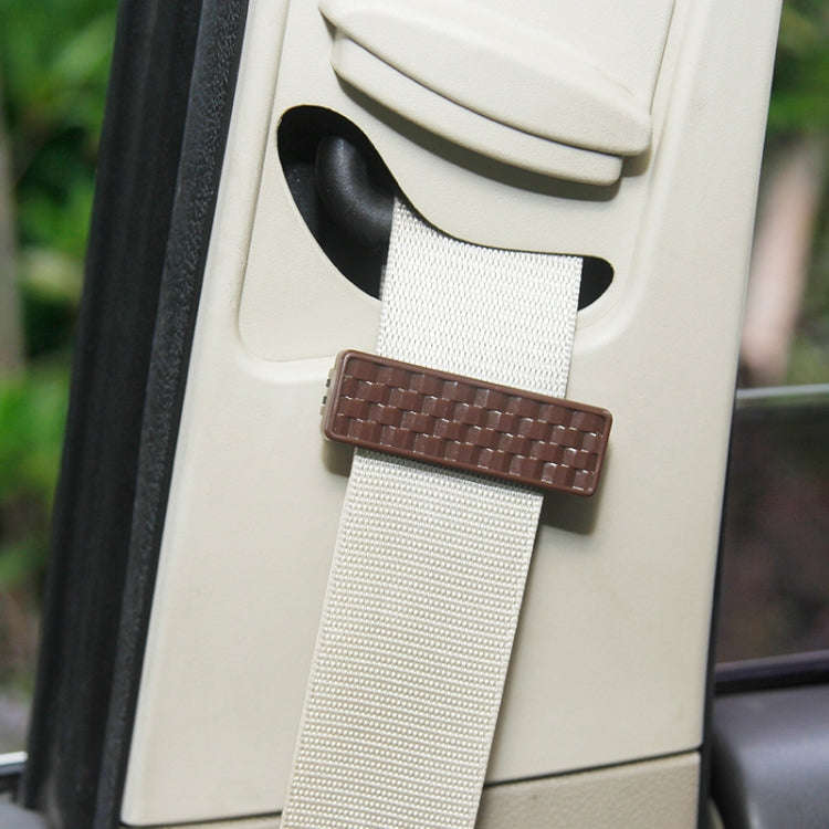 Car Safety Belt Limiter Buckle Anti-Strangle Clip(Black)