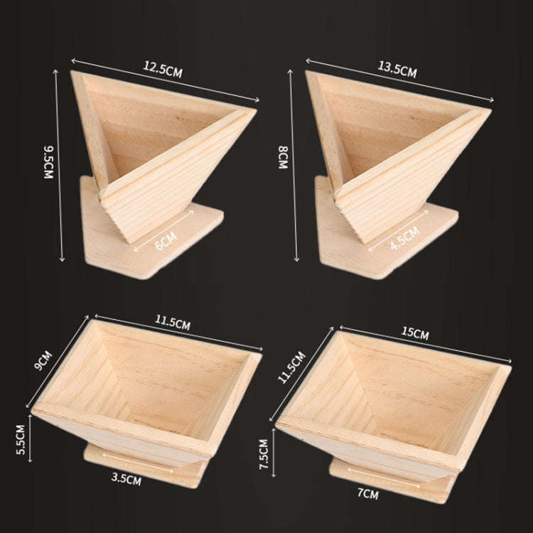 Small Four Corner Pack Rice Dumpling Mould Household Handmade Rice Dumpling Tool Wooden Rice Dump...