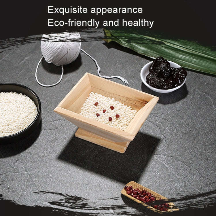 Small Four Corner Pack Rice Dumpling Mould Household Handmade Rice Dumpling Tool Wooden Rice Dump...