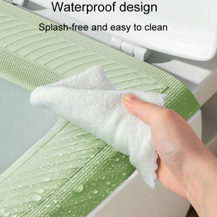 High Foam EVA Waterproof Toilet Seat Cushion Household Washable Potty Covers(Avocado Green)