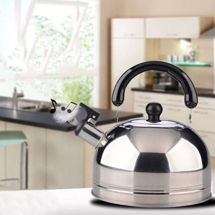 Thickened Stainless Steel Hemispherical Whistle Induction Cooker Gas Stove Kettle, Capacity: 3L