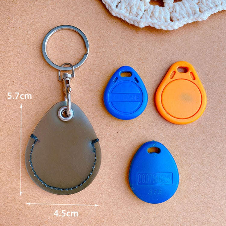 Access Control Elevator Card Holder Proximity Card Protector Keychain With Pull Ring, Style: Wate...