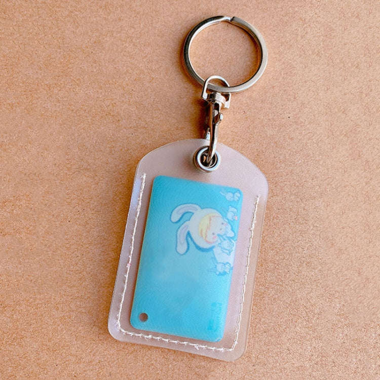 Access Control Elevator Card Holder Proximity Card Protector Keychain With Pull Ring, Style: Smal...