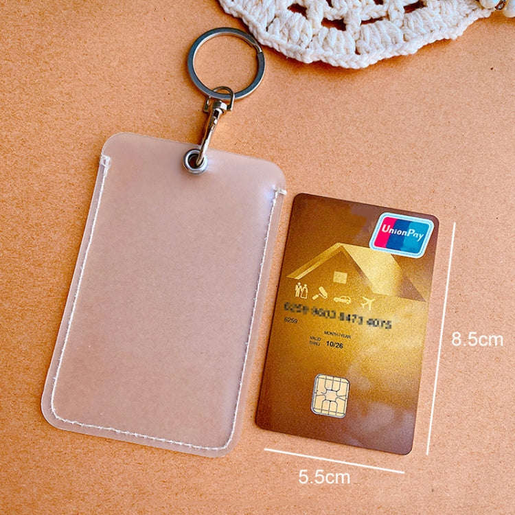 Access Control Elevator Card Holder Proximity Card Protector Keychain With Pull Ring, Style: Larg...